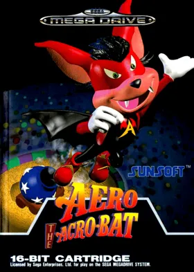 Aero the Acro-Bat (Europe) box cover front